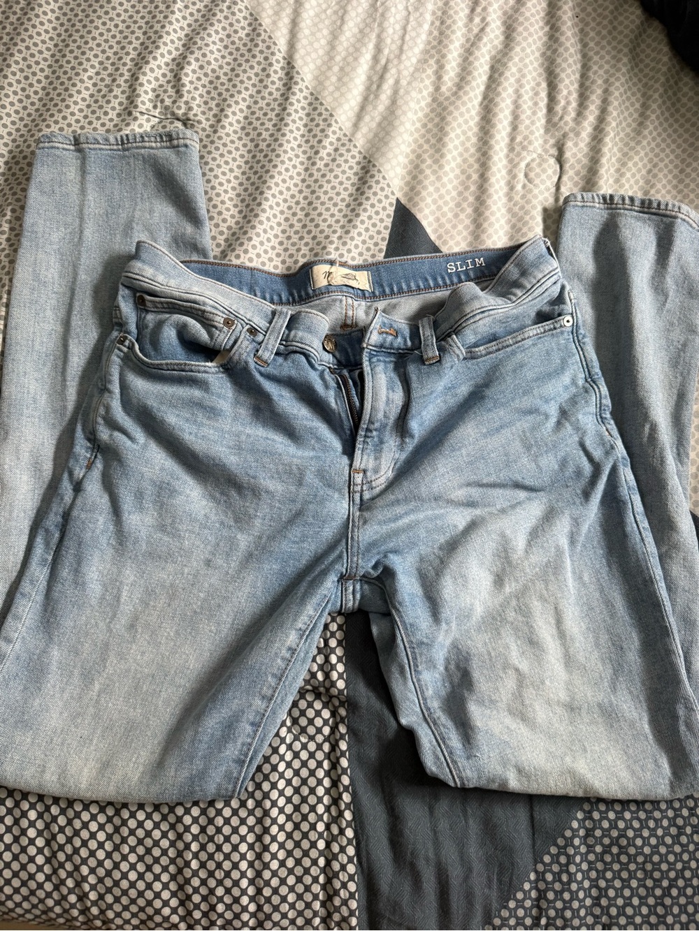 Madewell Light Blue Slim Denim Jeans